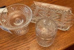 Group of Pressed Glass