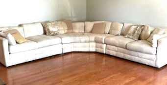 Large Upholstered Corner Sectional Sofa