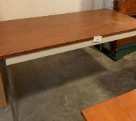 Metal Office Desk with Drawer