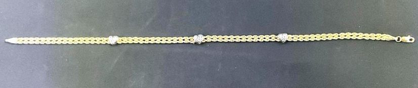 10K Yellow Gold Wheat Chain Anklet