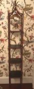 4 Shelf Metal Bamboo Style Etagere