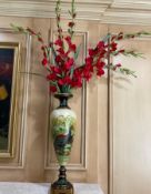 Set of 2 Hand Painted Vases