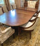 Mahogany Dining Table with 8 Chairs
