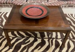 Coffee Table and Decorative Bowl