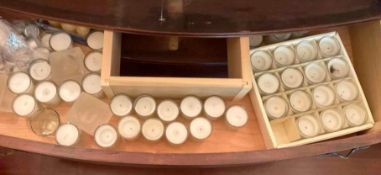 Large Lot of Tea Candles
