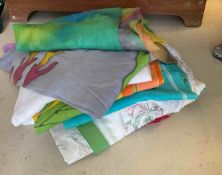 Assorted Table Cloths and Table Runners