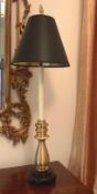 Pair of Brass Buffet Style Lamps