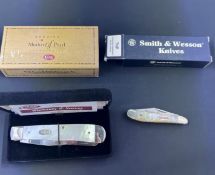 Casee XX Knife and Smith and Wesson Minni Pocket Knife