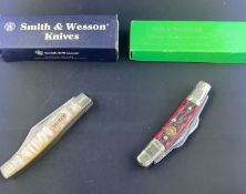 Texas Hold'em CK1028TX Knife and Hen & Rooster 345-RPB/m Knife