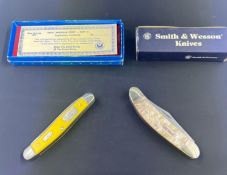 Smith and Wesson CK1029TX Knife and Limited Edition Leweis & Clark Great American Story Knife