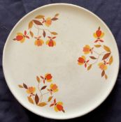 Hall Autumn Leaf Biscuit platter