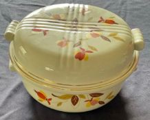 Hall Autumn Leaf lidded casserole