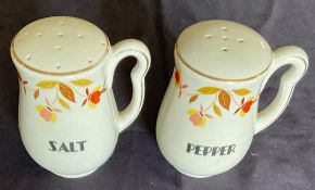 1pair Hall Autumn Leaf Large Handle Salt and Pepper Shakers