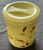 Tin Hall Autumn Leaf Canister
