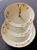 1pc Hall Autumn Leaf 3 tiered Rare Vintage
