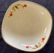 302 Rare Vintage Hall Autumn Leaf pedistal style mint dish