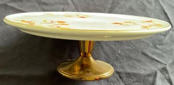 1pc Rare Vintage Hall Autumn Leaf Cake Stand