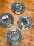 Pewter Collectors Plates 