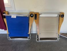 2 Folding Beach Chairs
