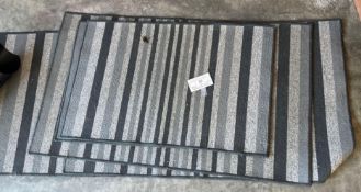 Group of 5 Assorted Sized Rubbernecked Area Rugs
