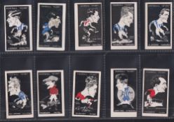Trade cards, Barratt's, Football Stars (Hand-coloured), ten cards, J. Jenkins Brighton, Fred