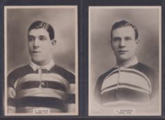 Cigarette cards, Phillips, Footballers (Premium Issue) 'P' size, 20 cards, all Rugby subjects,