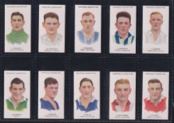 Cigarette cards, Football, Carreras Footballers small title captions, set 75 cards + 1 new club