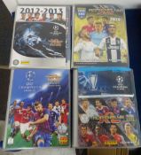 Trade cards, Football, large crate of cards mainly in presentation folders, some near complete