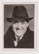 Autographs, Alastair Sim, a small format b/w image (2.5 x 3.5
