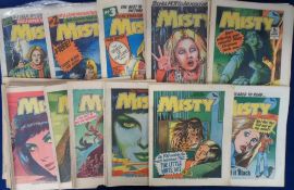 Comics, Misty, 30 copies of the cult magazine for girls published by Fleetway from 1978 to 1980.