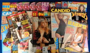 Glamour magazines, a collection of 50+ adult magazines, 1980's onwards, various titles inc. Electric