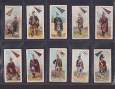 Cigarette cards, J & F Bell Scottish Clan Series, (part set 9/25, plus one card of the same series