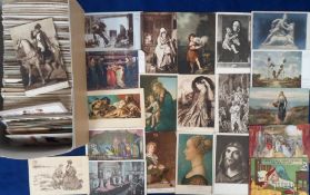Postcards, a mainly subject mix of approx. 600 cards inc. children (photo and artist), animals,