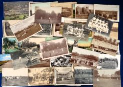Tennis postcards, a collection of 120+ cards, various ages, RP's & printed, inc. Wimbledon,
