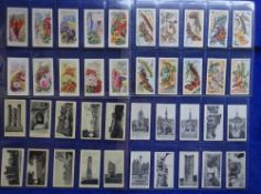 Cigarette cards, Mixed manufacturers, 8 sets Adkin Butterflies & Moths, Anstie (3) Wiltshire
