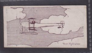 Cigarette card, Finlay's, World Aircraft, type card, no 9 (very slight trim, gd) (1)