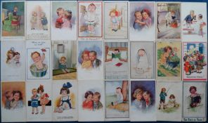 Postcards, Children, a collection of approx. 120 illustrated cards of children. Artists include