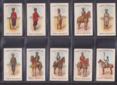Cigarette cards, Wills (Scissors), Indian Regiments Series, (set 50 cards) (no 42 has writing on the