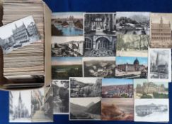 Postcards, Foreign, a mixed European collection of over 600 cards, mainly France, Italy, Belgium,