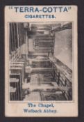 Cigarette card, E. Robinson & Sons Ltd, Derbyshire & The Peak, type card, 'The Chapel, Welbeck