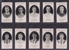 Cigarette cards, Taddy, Prominent Footballers (With Footnote), 15 different cards, Blackburn (1),