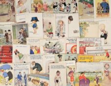 Postcards, Comic, a mixed selection of approx. 95 cards. Artists include McGill (7), F.E Morgan,