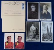 Autographs, Religion, 6 signed photographs, Il Cardinale Montini Arcivescovo di Milano (1927-2012)
