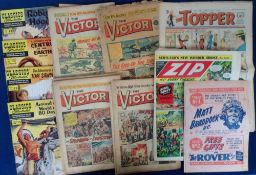 Comics, Beezer, 1959 and 1960 (30), Victor 1961 (14), Topper 1959 and 1960 (4) Classics