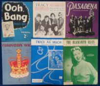 Entertainment, Music 1100+ 1940s -60s original pop/easy listening sheet music. Approx 150 US
