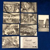 Tobacco advertising postcards, R. & J. Hill, selection of 9 printed cards, one showing Hill's