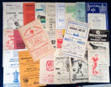 Football programmes, Hull City Aways, 1957/58, 26 programmes including Workington, Southport,