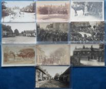 Postcards, Wiltshire, an RP selection of 10 cards inc. Barford St Martin village, Savernake Hotel,