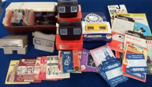 Toys, View-Master, a collection to comprise 2 boxed Bakelite viewers, a Bakelite viewer in a