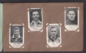 Trade cards, Daily Herald, Footballers (set, 32 cards) in corner mount special album inc. Stanley